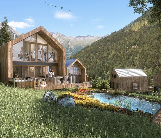 HOCHoben: Transforming Mallnitz - A Sustainable Alpine Camping Resort and Chalet Village