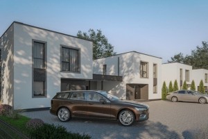 Duplex on Upes Street, Vilnius district.